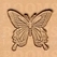 2D & 3D stempels vogels en vlinders vlinder - afb. 1