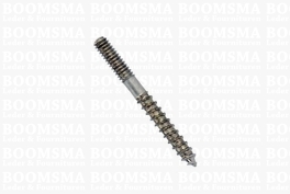 Adapters voor concho met schroef: Houtschroef adapter (6 mm) voor concho (per 10 st.)