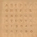 Alfabet- en cijferset in een 6 a 7 mm, dikke letters (per set) - afb. 1