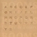 Alfabetset klein open blokletter 7 mm (per set) - afb. 1