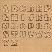 Alfabetset normaal groot 24 mm (per set)