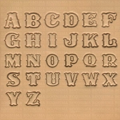 Alfabetset normaal groot 24 mm (per set) - afb. 1