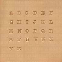 Alfabet of cijferset klein ALFABET 6 á 7  mm (per set)