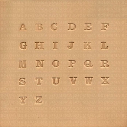 Alfabet of cijferset klein alfabetset 6 á 7  mm (per set) - afb. 1