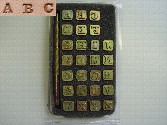 Alfabet of cijferset klein ALFABET 6 á 7  mm (per set) - afb. 2