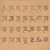Alfabetset Old English groot 18 mm (per set)