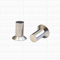 Aluminium klinknagels voor steunzolen (zilver kleur) 100 stuks