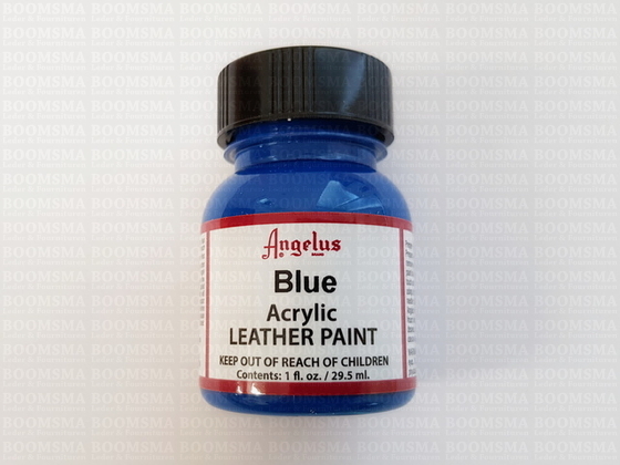 Angelus verfproducten blauw / Blue Acrylverf voor leer  - afb. 3