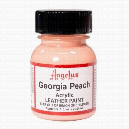 Angelus verfproducten Georgia Peach Acrylverf voor leer  - afb. 1