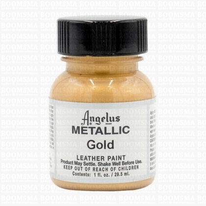 Angelus verfproducten Gold (metallic) Acrylverf voor leer  - afb. 1