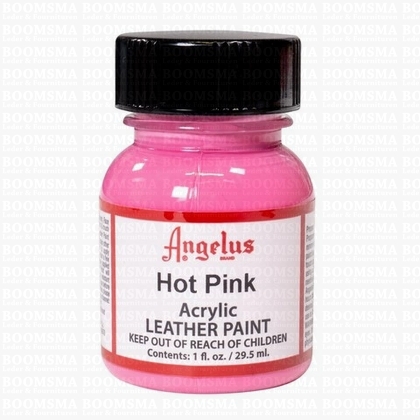 Angelus verfproducten Hot pink Acrylverf voor leer  - afb. 1