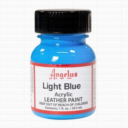 Angelus verfproducten Licht blauw Acrylverf voor leer  - afb. 1