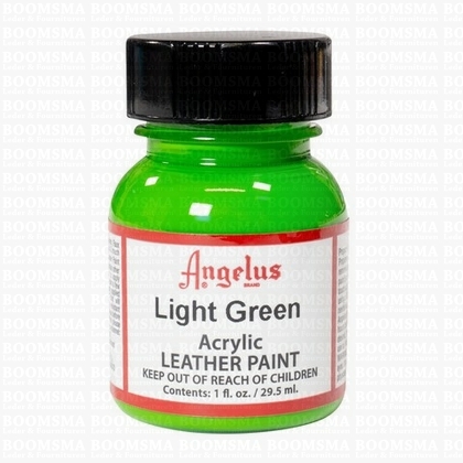 Angelus verfproducten light green Acrylverf voor leer  - afb. 1