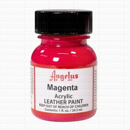 Angelus verfproducten magenta Acrylverf voor leer  - afb. 1