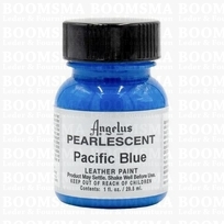 Angelus verfproducten Pacific Blue (pearl) Acrylverf voor leer 