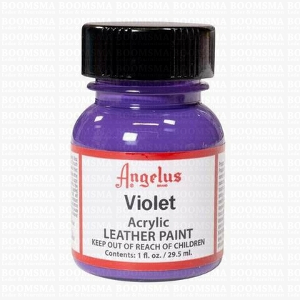Angelus verfproducten Violet Acrylverf voor leer  - afb. 1