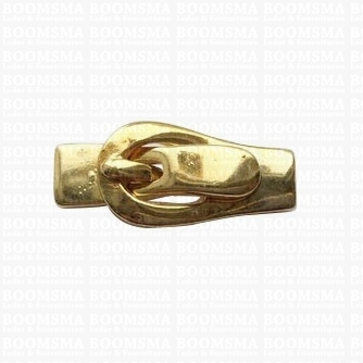 Armbandsluitingen goud 6 mm haak magneet - afb. 1