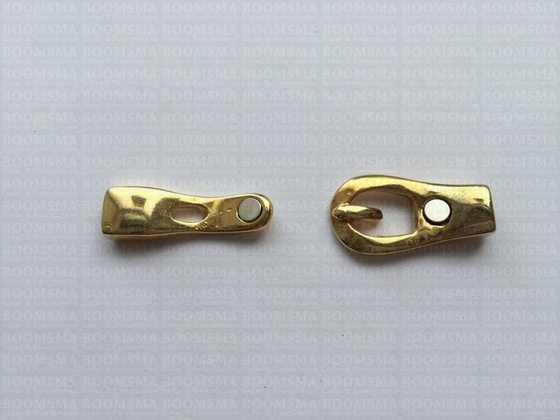 Armbandsluitingen goud 6 mm haak magneet - afb. 4