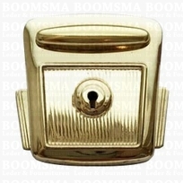 Beautycase slot per stuk 5,5 cm x 5,4 cm kleur: goud