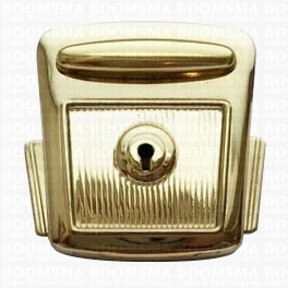 Beautycase slot per stuk 5,5 cm x 5,4 cm kleur: goud - afb. 1