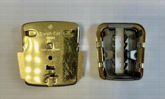 Beautycase slot per stuk 5,5 cm x 5,4 cm kleur: goud - afb. 2