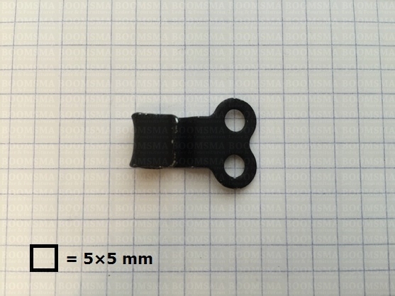 Bergschoenhaak dubbel zwart 18 × 25 mm (10 st.) - afb. 3