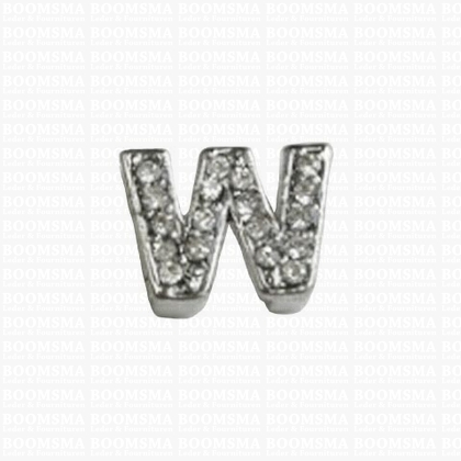 Bling letters W - afb. 1