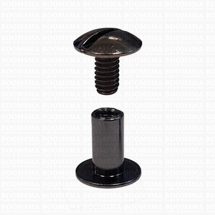 Boekschroeven gun metal  nr. 11  (per 10 st.) - afb. 1