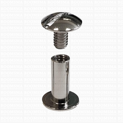 Boekschroeven zilver nr. 15  (per 10 st.) - afb. 1