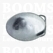 Buckle om leer in te leggen recht of te bekleden zilver ovaal klein 62 × 48 mm, riem 2,5 tot 3 cm  - afb. 1