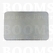 Buckle om leer in te leggen recht of te bekleden zilver rechthoek groot  84 × 50 mm, riem 4 à 4,5 cm  - afb. 1