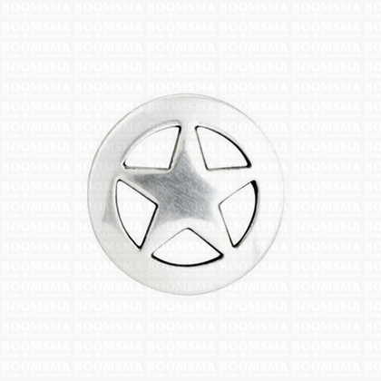 Concho: Concho Texas Ster (schroef) ster 20 mm vernikkeld - afb. 1