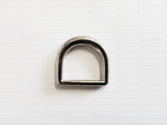 D-ring luxe voor tas zilver 20 mm  - afb. 1