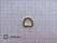 D-ring ongelast  goud 10 mm - afb. 3