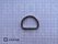 D-ring ongelast  zilver 22 mm, 'oude voorraad, minder glanzend' (10 st.) - afb. 2