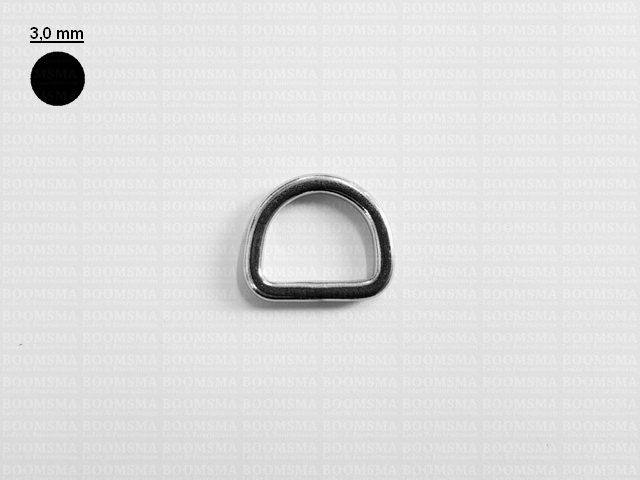 D-ring RVS (= roest vast staal) 15 mm × Ø 3 mm online kopen?
