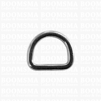 D-ring RVS (= roest vast staal) 15 mm × Ø 3 mm