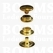Drukknoop: Drukknoop baby dots goud kop Ø 12,5 mm (per 100) - afb. 1