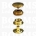 Drukknoop: Drukknoop durabele dots goud kop Ø 15 mm (per 100) - afb. 1