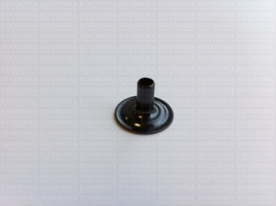 Drukknoop: Drukknoop durabele dots lange stift donkerbrons/antraciet Alléén deel D met extra lange stift 9 mm (per 100) - afb. 2