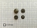 Drukknoop: Drukknoop mini portemonnee drukker kap 10,5 mm lichtbrons Ø 10,5 mm (100 st.) - afb. 2
