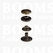 Drukknoop: Drukknoop mini portemonnee drukker kap 10,5 mm lichtbrons Ø 10,5 mm (100 st.) - afb. 1