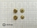 Drukknoop: Drukknoop mini portemonnee drukker kap 8,8 mm goud Ø 8,8 mm  - afb. 2