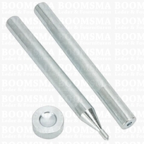 Drukknoopaanzetter slagstempel voor mini 8,8 en 10,5 mm portemonneedrukker 3), 3 onderdelen 