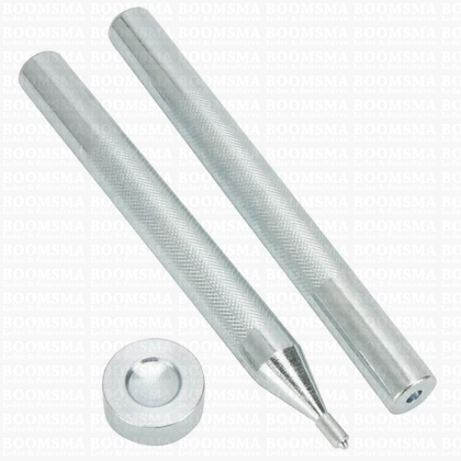 Drukknoopaanzetter slagstempel voor mini 8,8 en 10,5 mm portemonneedrukker 3), 3 onderdelen  - afb. 1