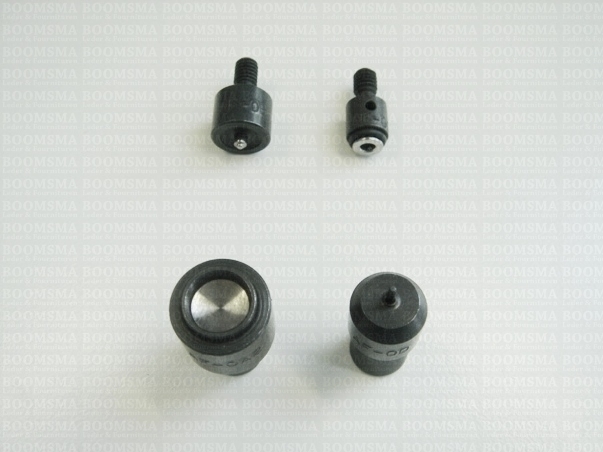 Drukknooptang incl. stempelsets (voor drukknoop deel A en B en voor drukknoop deel C en D