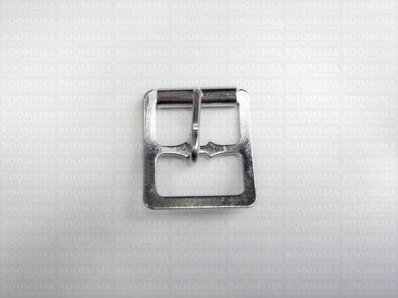 Engelse gesp of dubbele rolgesp zilver 19 mm  - afb. 2