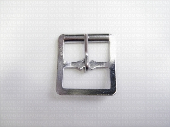 Engelse gesp of dubbele rolgesp zilver 22 mm  - afb. 2