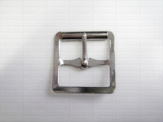 Engelse gesp of dubbele rolgesp zilver 25 mm  - afb. 2