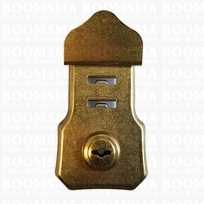 Etage slot antiek goud gekleurd (per paar) 8,0 x 5,0 cm